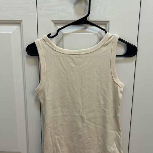 2 Tops for 10!! Olive Green and white Women's Tank Top - Picture 4 of 4